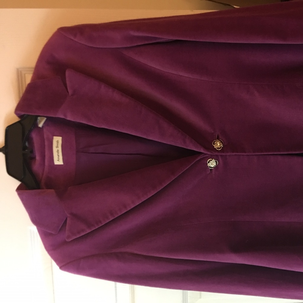 Fuscia Velvet Blazer